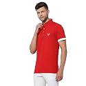 UZARUS Men39s Solid Cotton Regular Fit Polo