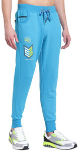 UZARUS Printed Men Blue Track Pants