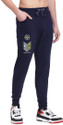 UZARUS Printed Men Dark Blue Track Pants