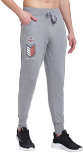UZARUS Printed Men Grey Track Pants