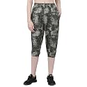 UZARUS Women39s Animal Print Tie-Dye Strechable Capri