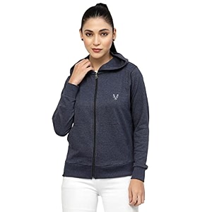 UZARUS Womens Cotton Anthra Sweatshirt Hoodie