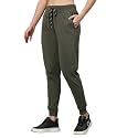 UZARUS Women39s Cotton Regular Fit Joggers Track