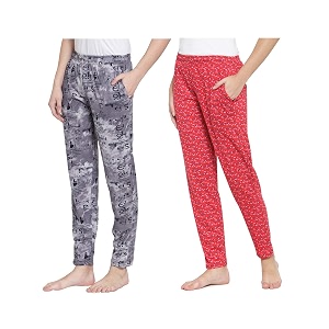 UZARUS Womens Cotton Sleep Sports Track Pants