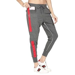 UZARUS Womens Cotton Slim Fit Joggers Track