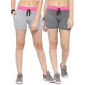 UZARUS Women39s Cotton Sports Gym Causal Shorts