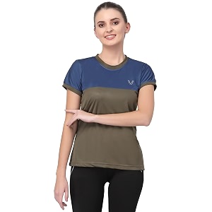 UZARUS Womens Dry Fit Workout Top Sports