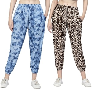 UZARUS Womens and Girls Printed Joggers Trackpant