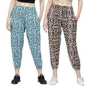 UZARUS Womens and Girls Printed Joggers Trackpant