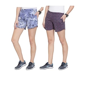 UZARUS Womens Multicolour Cotton Sports Casual Printed