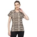UZARUS Women39s Regular Fit Printed Half Sleeves