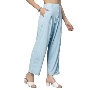 UZARUS Womens Relax Fit Trouser 2 Pockets