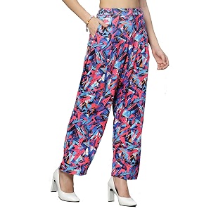 UZARUS Womens Relax Fit Trouser 2 Pockets