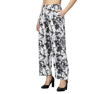 UZARUS Womens Relax Fit Trouser 2 Pockets