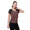 UZARUS Women39s V-Neck Regular Fit Gym T-Shirt