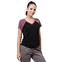 UZARUS Women39s V-Neck Regular Fit Gym T-Shirt