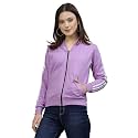 UZARUS Women Cotton Full Zipper Sweatshirt Fleece
