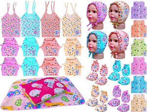 V.B.K Baby Clothes With JablaNappyMitten BootiesCap and