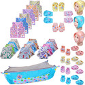 V.B.K Baby Clothes With JablaNappy Mitten Booties