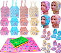 V.B.K Baby Clothes With JablaNappy Mitten Booties