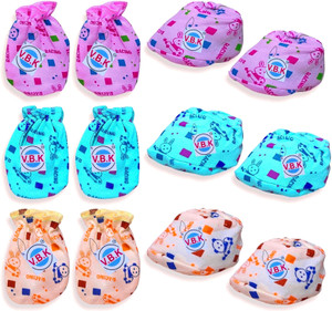 V.B.K Baby Mittens and Booties Set Pack