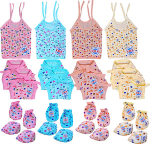 V.B.K New Born Cloth With JablaNappyMitten and
