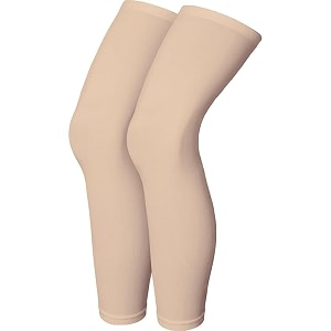 ve leg sleeves unisex sports compression sun protection thigh non-slip upf cooling full length cycling riding golf football running winter