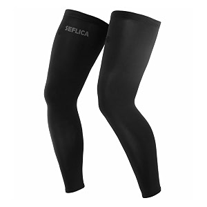 ve leg sleeves unisex sports compression sun protection thigh non-slip upf cooling full length cycling riding golf football running winter