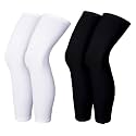 V.E Leg Sleeves Unisex Sports Compression Sun Protection Thigh Non-Slip UPF Cooling Full Length Cycling Riding Golf Football Running Winter