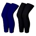 V.E Leg Sleeves Unisex Sports Compression Sun Protection Thigh Non-Slip UPF Cooling Full Length Cycling Riding Golf Football Running Winter