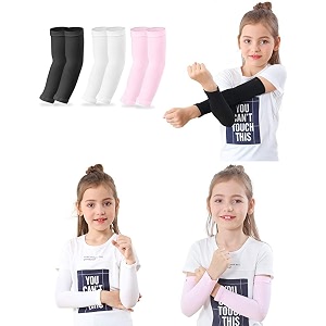 ve uv sun protection arm sleeves for kids upf 50 arm cover for boys amp girls cycling golf outdoor sports