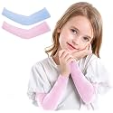 V.E UV Sun Protection Arm Sleeves for Kids, UPF 50 Arm Cover for Boys &amp; Girls Cycling, Golf, Outdoor Sports