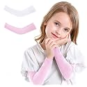 V.E UV Sun Protection Arm Sleeves for Kids, UPF 50 Arm Cover for Boys &amp; Girls Cycling, Golf, Outdoor Sports