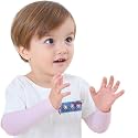 V.E UV Sun Protection Arm Sleeves for Kids, UPF 50 Arm Cover for Boys & Girls Cycling, Golf, Outdoor Sports