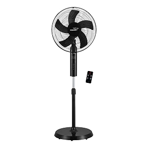 v-guard esfera 5 blade 400 mm pedestal fan with remote control black