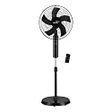 V-Guard Esfera 5 Blade 400 mm Pedestal Fan With Remote Control| Black