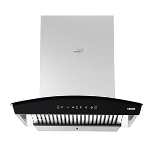 a10 60cm kitchen chimney 1400 cmh suction with baffle filter auto clean motion sensor