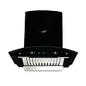 V-Guard A10 BL140 Kitchen Chimney with 1200m³/h Suction, Thermal Auto Clean, Curved Glass, Baffle Filter, Motion Sensor Controls, Oil Collector Tray, Free Cleaning Contract, (Black)