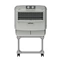 V-GUARD AIROTRON Window Air Cooler-50 L with High Air Throw 15.2Mtrs||Overload Protection ||Inverter Compatibility ||7mm flute Honeycomb Cooling Pads ||2 Yrs Warranty on Motor With FREE Trolley. GREY