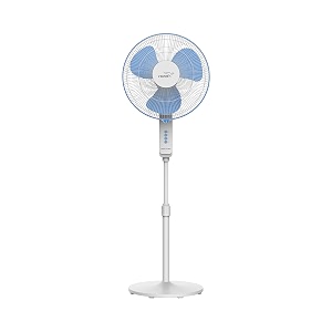v-guard finesta sts plus 16 inches 55watts pedestal fan white blue
