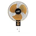V-Guard Gatimaan Pro HSW N 400mm Wall Fan|2100RPM Copper Motor|Orange Black