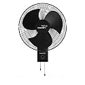 V-Guard Gatimaan Pro HSW N 400 mm Wall Fan|2100 RPM Copper Motor|Black