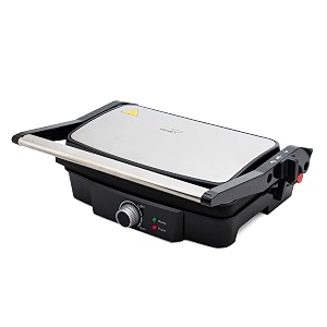 v-guard grillking plus 2 slice 1500 watt multipurpose grill sandwich makerhealthy outlet for excess oil removaleasy to clean non-stick teflon coating 180 degree flat grill1year coverage by v-guard