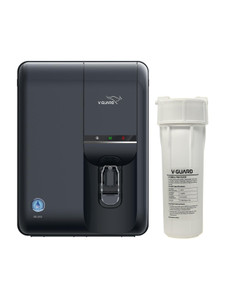 v-guard rejive rouvmincu with stainless steel storage tank 5 l ro  uv  copper  minerals  steel tank water purifier copper with stainless steel storage tank blue black