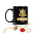 V Kraft rudhraksh Rakhi Gift Pack with roli chawal for Tilak for bhai with World's Best bro Ever Printed Stylish Coffee Mug for bro,Cousin,bhai,Little bro for rakshabandhan (black-01)