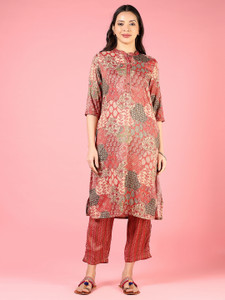 V-MART Women Kurta Palazzo Set