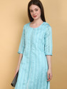 V-MART Women Printed Flared Kurta