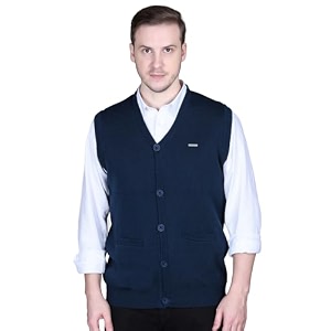 v neck cardigans for men - woolen sleeveless sweater for man winter wear