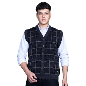 v neck cardigans for men - woolen sleeveless sweater for man winter wear