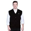 V Neck Cardigans for Men - Woolen Sleeveless Sweater for Man Winter Wear